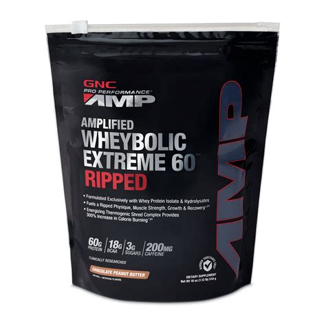 GNC Pro Performance AMP Amplified Wheybolic Extreme 60: Original logo