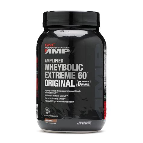 GNC Pro Performance AMP Amplified Wheybolic Extreme 60: Original logo