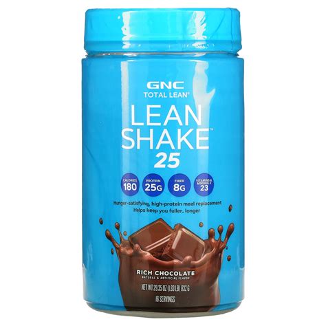 GNC Total Lean Rich Chocolate Lean Shake 25