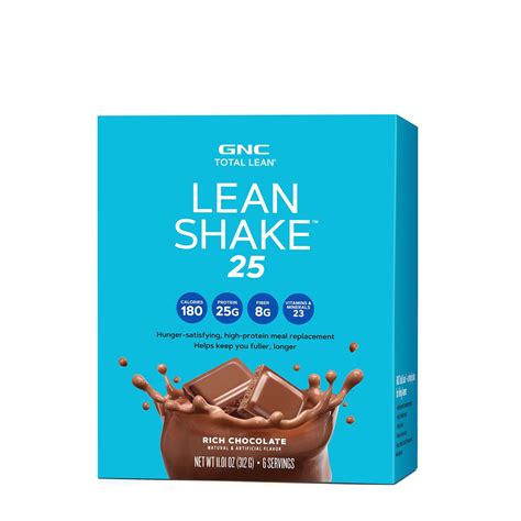 GNC Total Lean Rich Chocolate Lean Shake 25