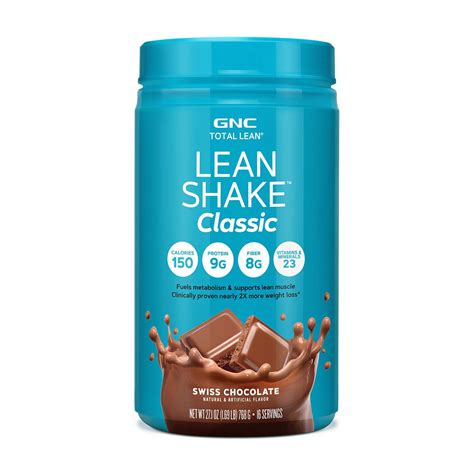 GNC Total Lean Swiss Chocolate Lean Shake 25 logo