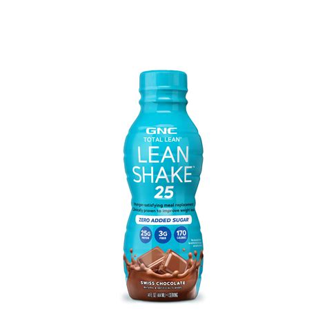 GNC Total Lean Swiss Chocolate Lean Shake 25 logo