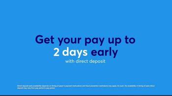 GO2bank TV Spot, 'Get Paid Two Days Early' created for GO2bank