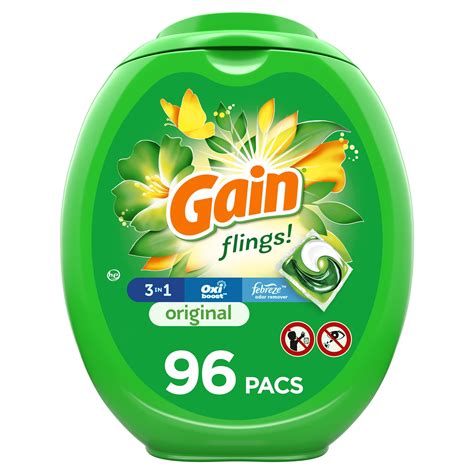 Gain Detergent Flings With Oxi Boost and Febreze Freshness, Original tv commercials