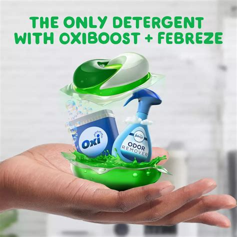 Gain Detergent Ultra Flings! With Oxi Boost & Febreze Original logo