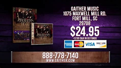 Gaither Music Group TV Spot, 'Brother of the Heart: Listen to the Music'