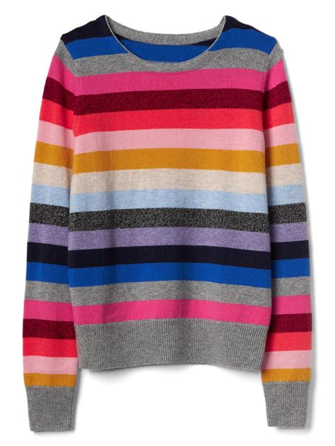 Gap Crazy Stripe Slouchy Sweater logo