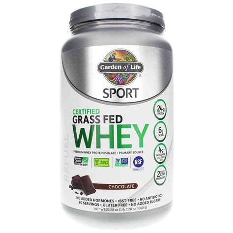 Garden of Life SPORT Certified Grass Fed Whey logo