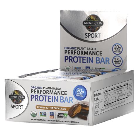 Garden of Life SPORT Organic Plant-Based Performance Protein Bars logo