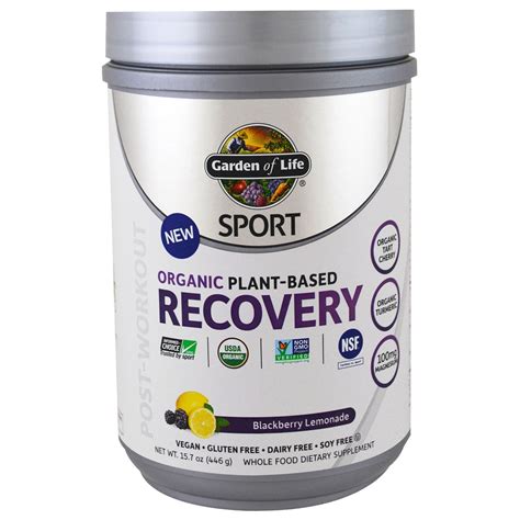 Garden of Life SPORT Organic Plant-Based Recovery