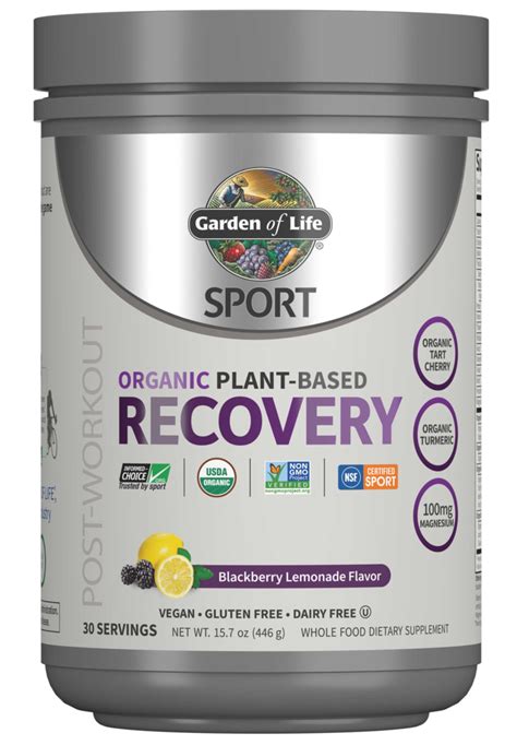 Garden of Life SPORT Organic Plant-Based Recovery logo