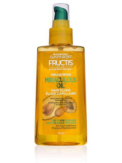 Garnier (Hair Care) Fructis Triple Nutrition Miracle Dry Oil tv commercials