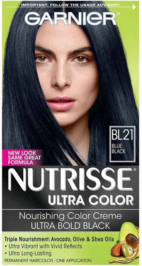 Garnier (Hair Care) Nutrisse Ultra Color BL21 - Reflective Blue Black tv commercials