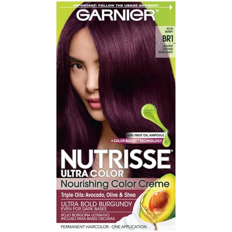 Garnier (Hair Care) Nutrisse Ultra Color BR1 - Deepest Intense Burgundy tv commercials