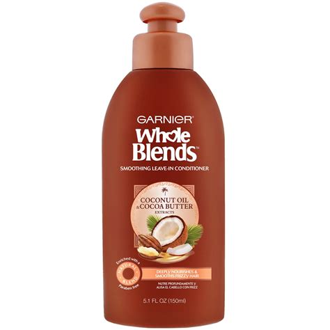 Garnier (Hair Care) Whole Blends Coconut Oil & Cocoa Butter Smoothing Leave-In Conditioner logo
