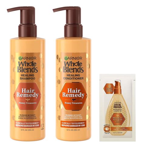 Garnier (Hair Care) Whole Blends Sulfate Free Remedy Honey Treasures Conditioner logo