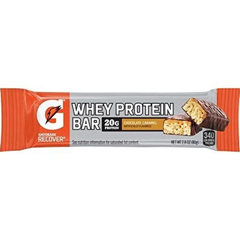 Gatorade Chocolate Caramel Recover Whey Protein Bar logo