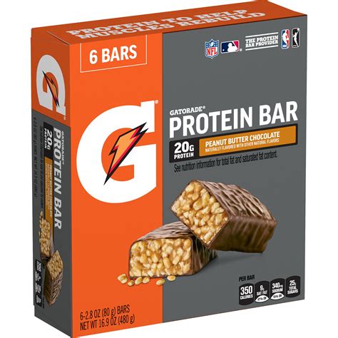 Gatorade Peanut Butter Chocolate Whey Protein Bar logo