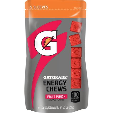 Gatorade Prime Energy Chews Fruit Punch