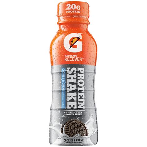 Gatorade Recover Whey Protein Bar Cookies and Creme logo