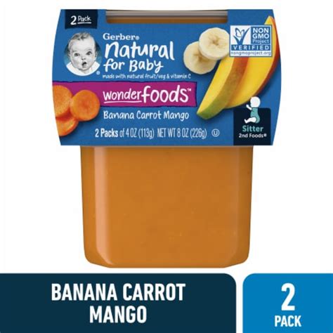Gerber 2nd Foods Banana Carrot Mango logo