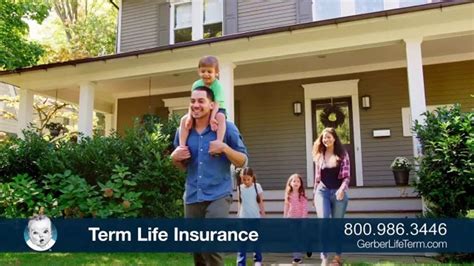 Gerber Term Life Insurance TV commercial - Protection When You Need It Most