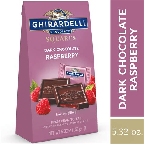Ghirardelli Squares Dark Chocolate Raspberry