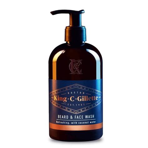 Gillette King C. Gillette Beard & Face Wash logo