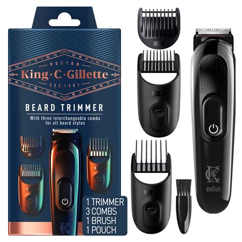 Gillette King C. Gillette Cordless Men's Beard Trimmer logo