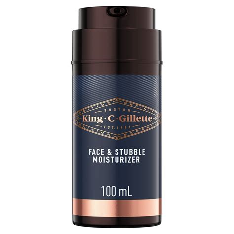 Gillette King C. Gillette Face & Stubble Moisturizer logo