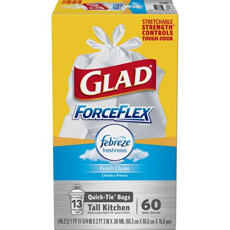 Glad ForceFlex OdorShield Febreze (Fresh Clean) tv commercials