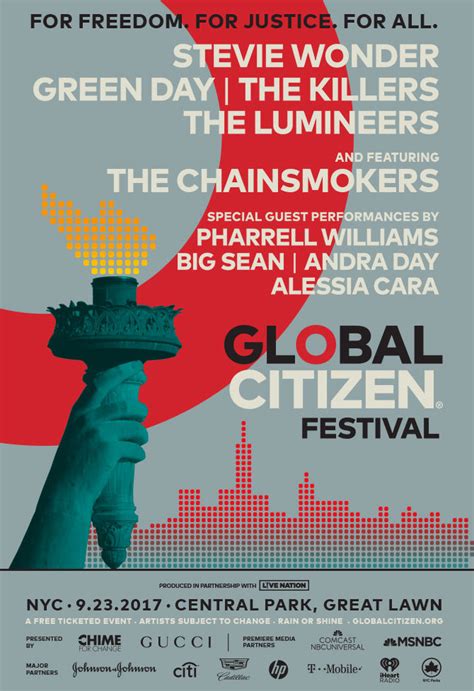 Global Citizen 2017 Global Citizen Festival Tickets