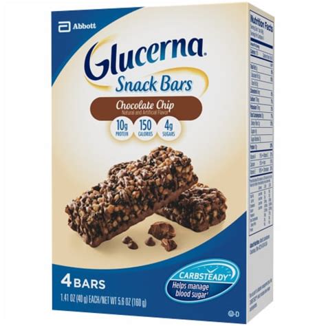 Glucerna Hunger Smart Snack Bars Chocolate Chip Crisp