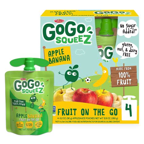 GoGo squeeZ Apple Apple logo