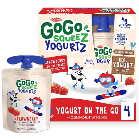 GoGo squeeZ Strawberry YogurtZ tv commercials