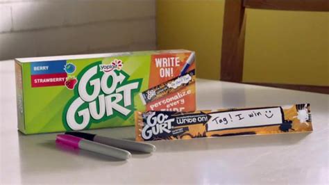 GoGurt Write On! Tubes TV commercial - Back to School