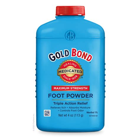 Gold Bond Medicated Maximum Strength Foot Powder logo