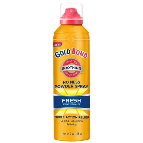 Gold Bond No Mess Fresh Scent Body Powder Spray logo