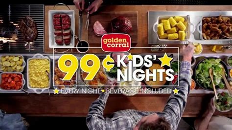 Golden Corral 99-Cent Kids Nights TV commercial - Every Night