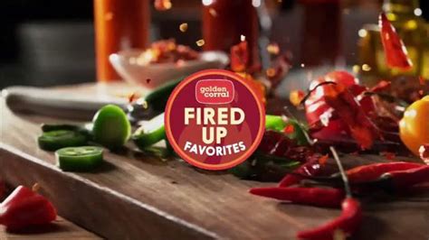 Golden Corral Fired Up Favorites tv commercials