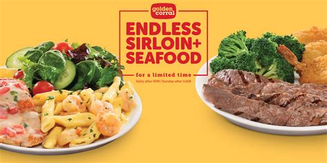 Golden Corral Shrimp and Sirloin