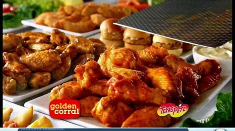 Golden Corral TV Spot, 'Wing and Appetizer Bar'