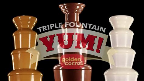 Golden Corral Triple Fountain Yum! tv commercials