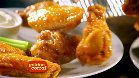 Golden Corral Wing Fest TV Spot, 'All You Can Eat' featuring John Clarence Stewart