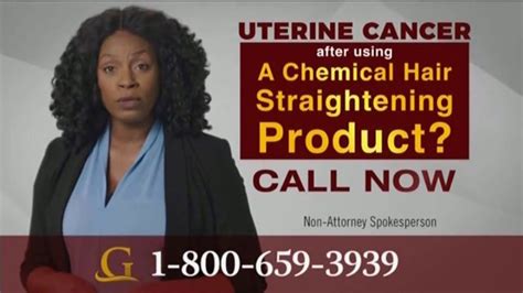 Goldwater Law Firm TV commercial - Chemical Hair Straightening Products: Uterine Cancer