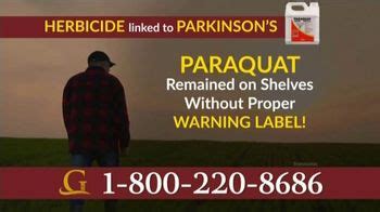 Goldwater Law Firm TV Spot, 'Herbicide Paraquat: Parkinson's'