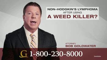 Goldwater Law Firm TV Spot, 'Weed Killer: $4.5 Billion Dollars Set Aside' created for Goldwater Law Firm