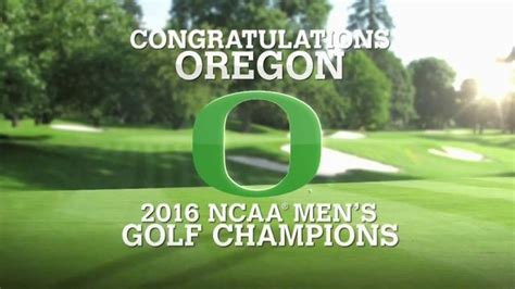 Golf Channel Shop TV Spot, '2016 NCAA Men's Golf Champions: Oregon'