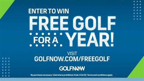 GolfNow.com Free Golf for a Year Sweepstakes TV commercial - One Lucky Winner