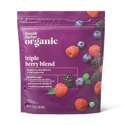 Good & Gather Organic Frozen Triple Berry Blend tv commercials